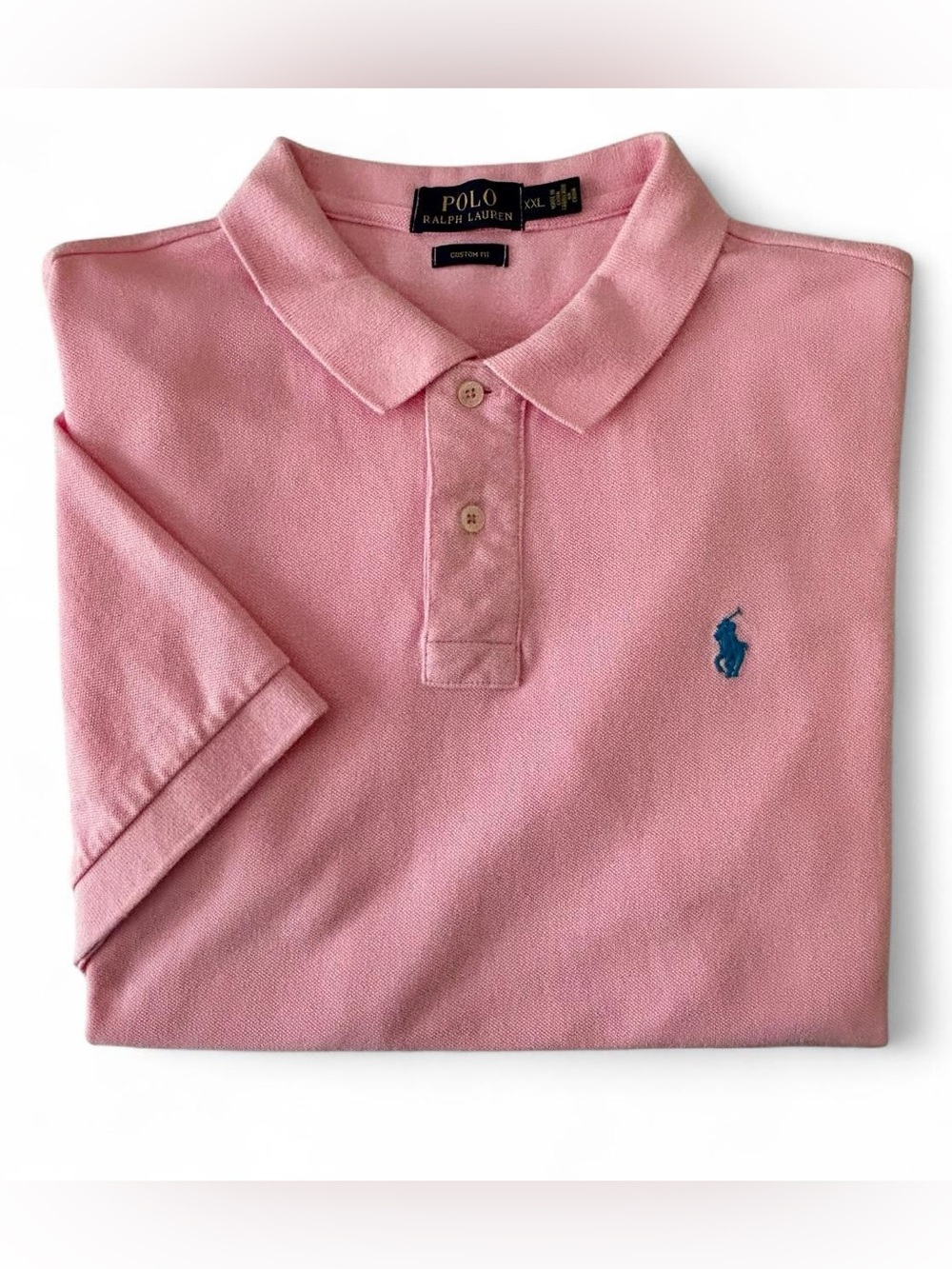 Polo Ralph Lauren Short Sleeve Custom Fit Polo XX-Pink